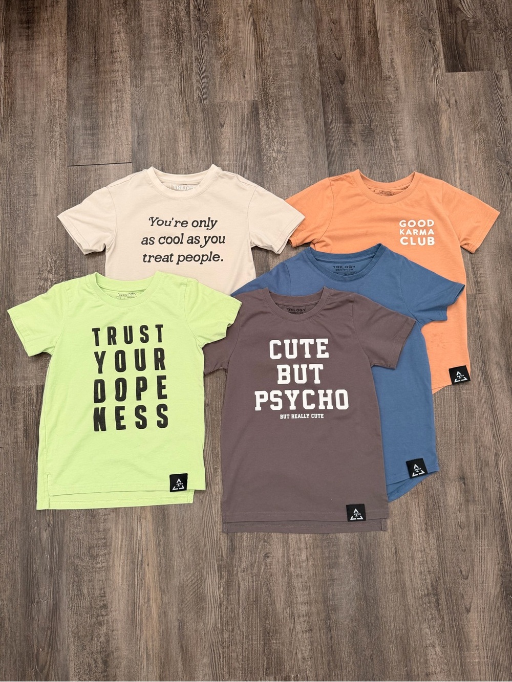 Kids Graphic Tee Bundle - Assorted Colors - (Trilogy Design)